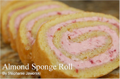 Almond Sponge Roll Recipe & Photo