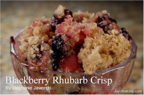 Blackberry Rhubarb Crisp Recipe