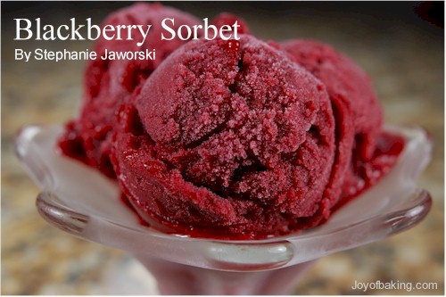 Blackberry Sorbet Recipe