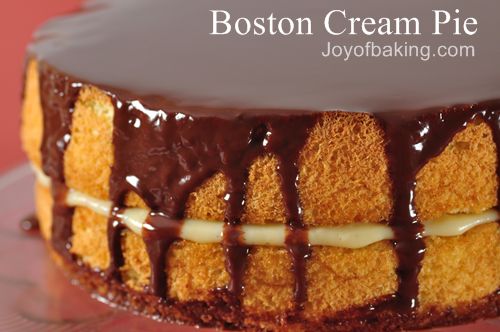 Boston Cream Pie Recipe