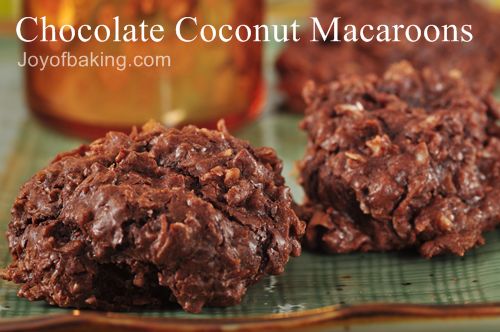 Chocolate Coconut Macaroons Recipe