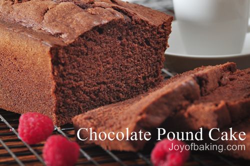 chocolate pound cake recipe