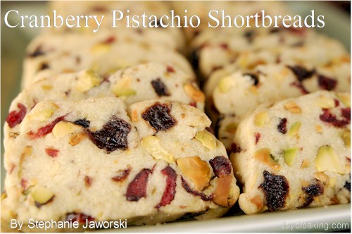 Cranberry Pistachio Shortbreads Recipe