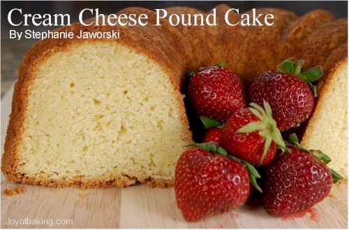 Cream Cheese Pound Cake Recipe
