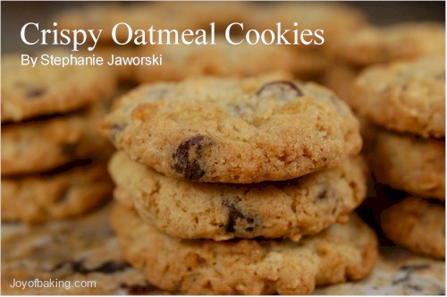 Crispy Oatmeal Cookies