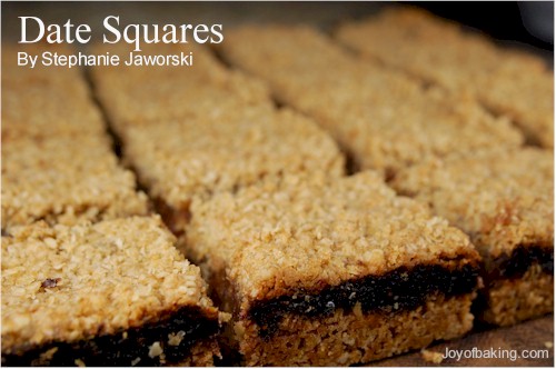 Date Squares Recipe