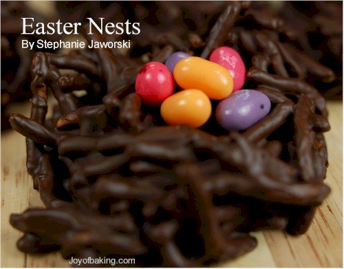 Easter Nests Recipe - Joyofbaking.com *Tested Recipe*