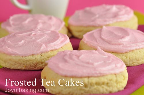 Frosted Tea Cakes Recipe