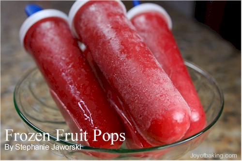 Frozen Fruit Pops Recipe