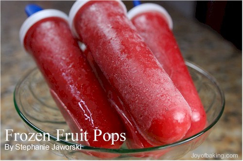 Frozen Fruit Pops Recipe