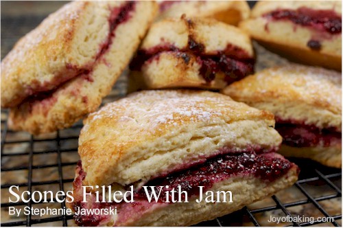 Scones Filled With Jam