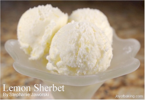 Lemon Sherbet Recipe