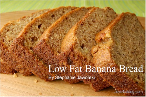 Low Fat Banana Bread Recipe
