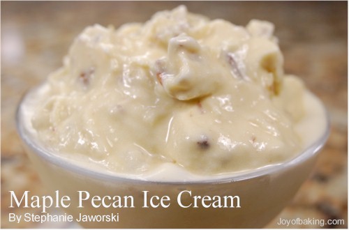 Maple Pecan Ice Cream Recipe