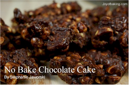 No Bake Chocolate Cake Recipe