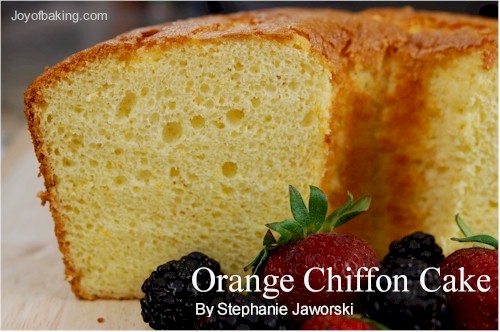 Orange Chiffon Cake Recipe