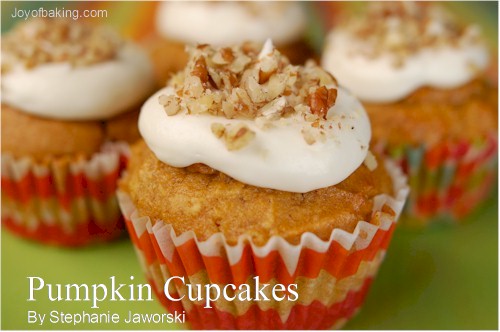 Pumpkin Cupcakes Recipe