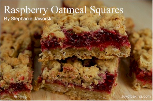 Raspberry Oatmeal Squares