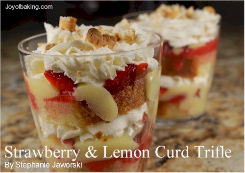 Strawberry and Lemon Curd Trifle