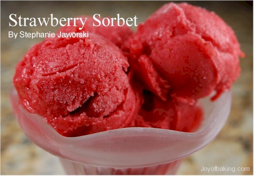 Strawberry Sorbet Recipe