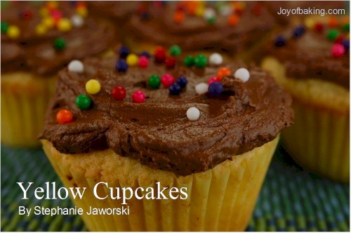 Yellow Cupcakes Recipe