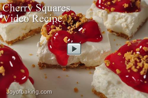 Cherry Squares Video Recipe – Joyofbaking.com
