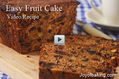 Easy Fruit Cake Video Recipe – Joyofbaking.com