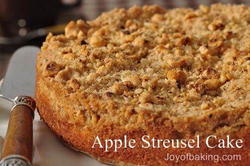 Apple Streusel Cake Recipe