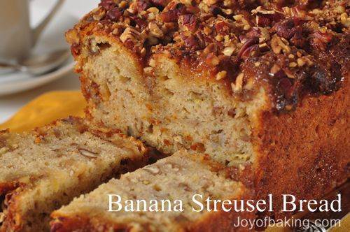 Banana Streusel Bread Recipe