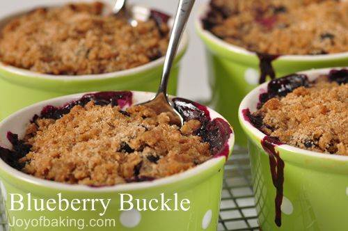 Blueberry Buckle Recipe
