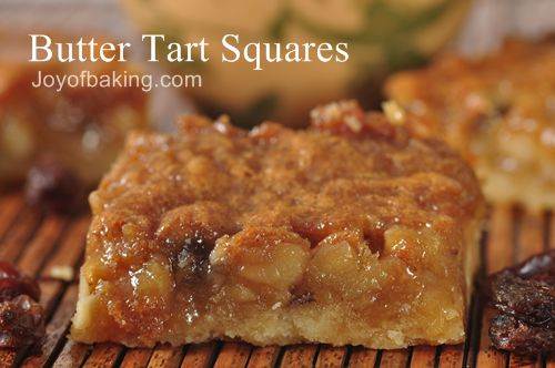 Butter Tart Squares Recipe