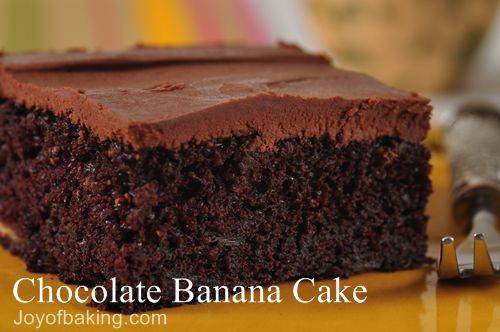 Chocolate Banana Cake Recipe