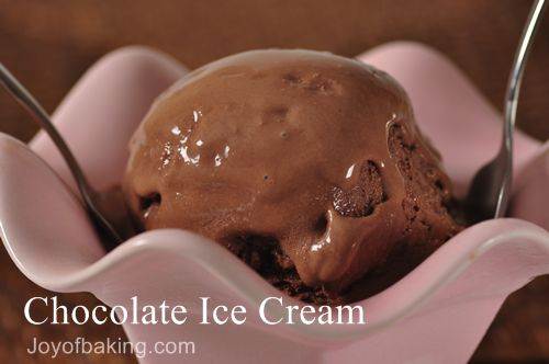 Chocolate Ice Cream Recipe