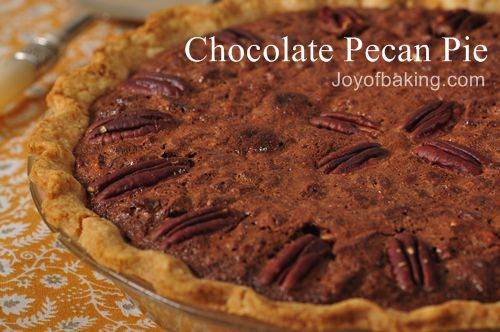 Chocolate PECAN PIE RECIPE - Joyofbaking.com *Tested Recipe