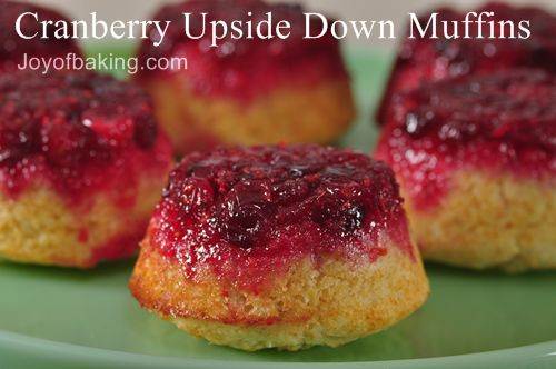 Cranberry Upside Down Muffins Recipe