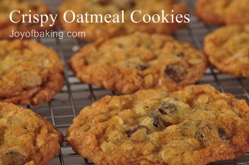 Crispy Oatmeal Cookies