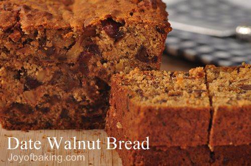Date Walnut Bread Recipe