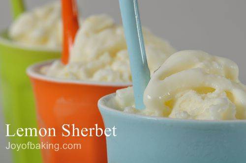 Lemon Sherbet Recipe