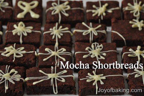 Mocha Shortbreads Recipe