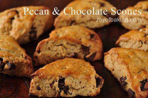 Pecan & Chocolate Scones Recipe