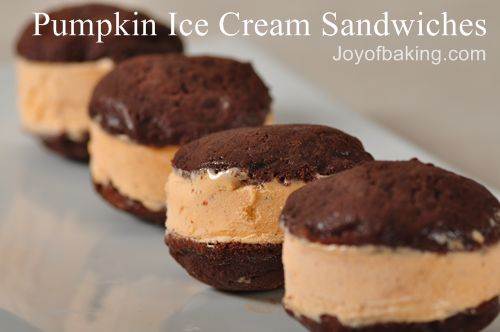 Pumpkin Ice Cream Sandwiches Recipe