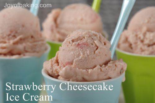 Strawberry Cheesecake Ice Cream Recipe