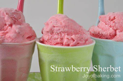 Strawberry Sherbet Recipe