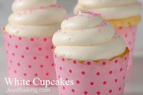 white cupcake recipe