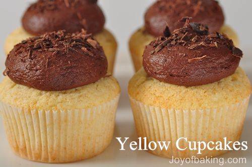 Yellow Cupcakes Recipe