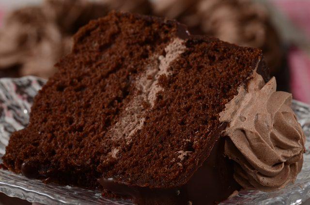 Chocolate Chiffon Cake - Cuore di Sedano