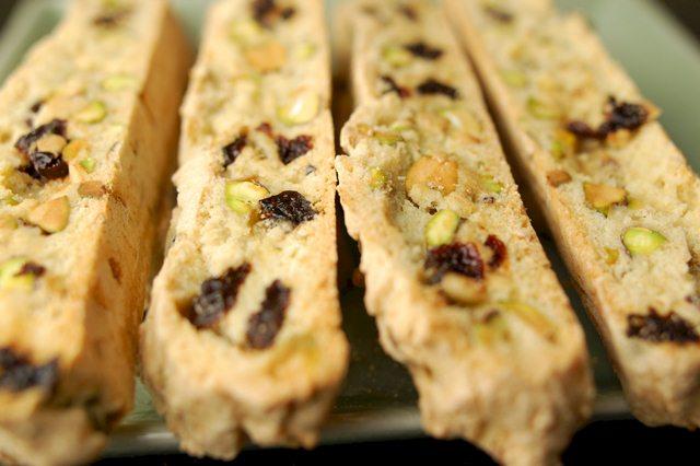 Cranberry Pistachio Biscotti - Joyofbaking.com *Video Recipe*