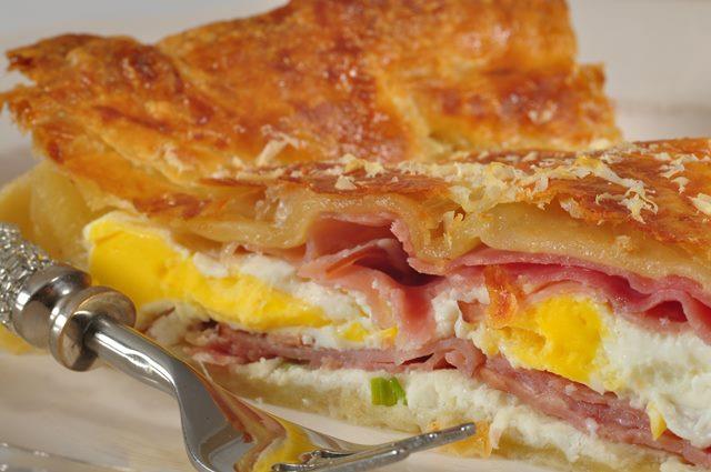 Eggs and Ham Pie Recipe - Joyofbaking.com *Video Recipe*