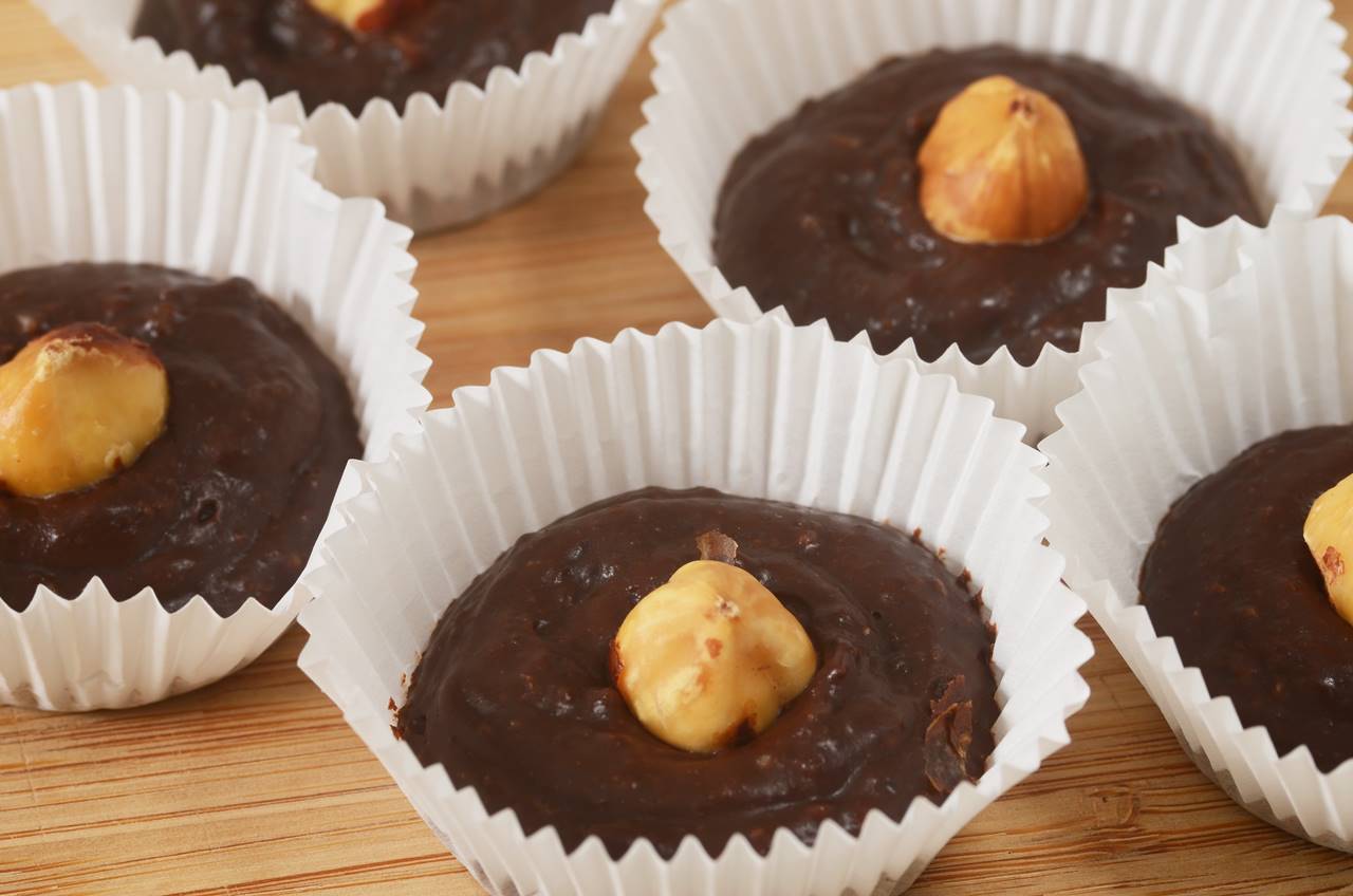 Hazelnut Ganache Cups Joyofbaking