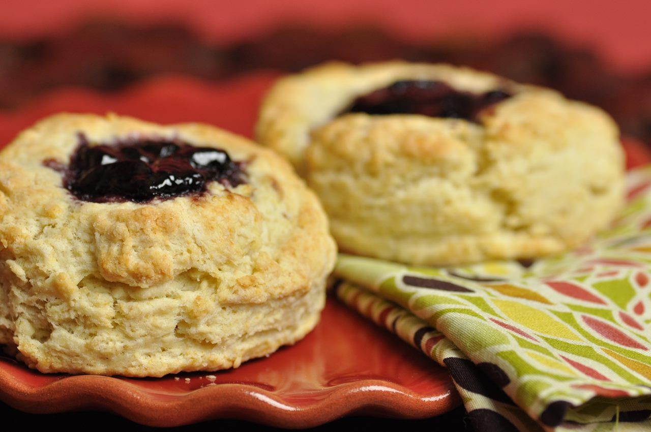 Scones topped with Preserves <em>Video Recipe</em>